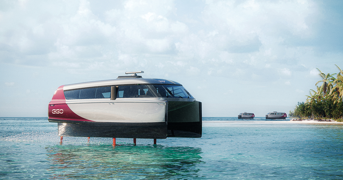 Flying Electric Ferries to Clean Up the Maldives and End Seasickness