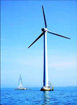 4Offshore commercial wind powered electricity generator