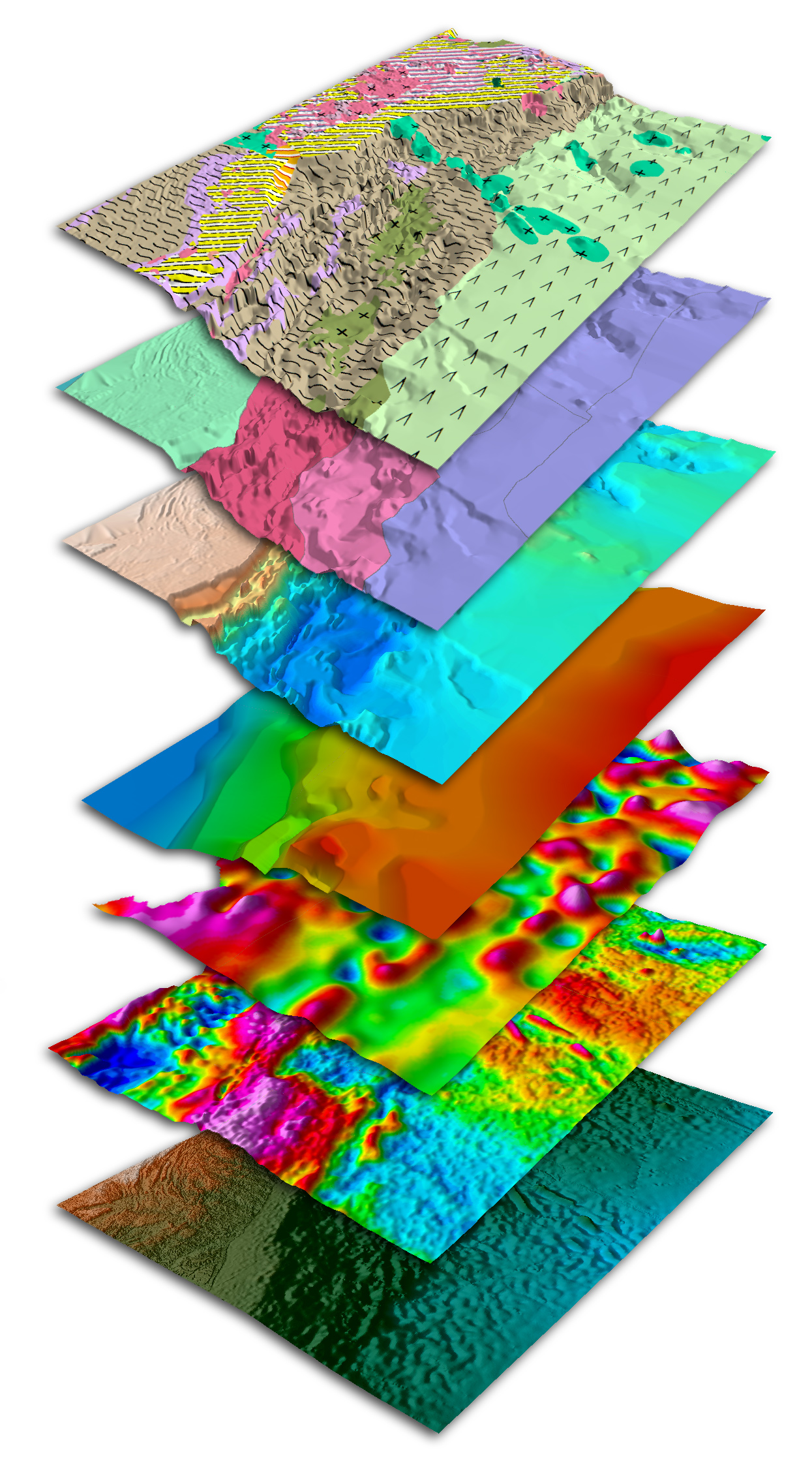 1. SW Africa Margin SEEBASE 3D stack of data and interpreted layers