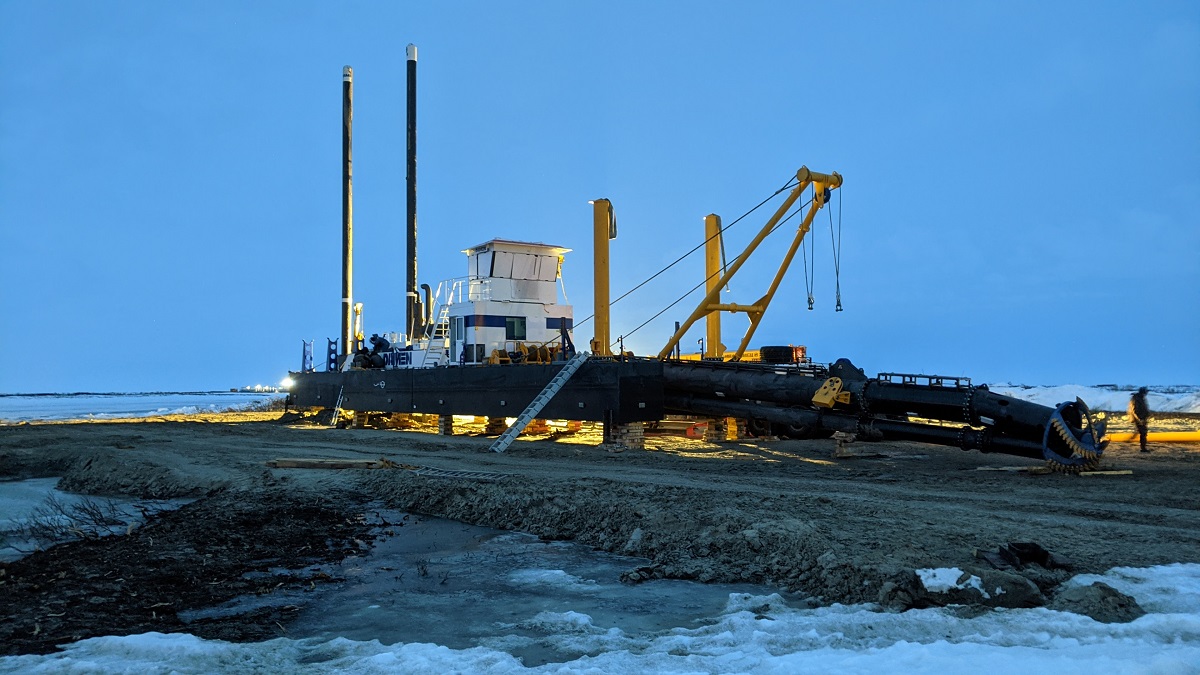 3 The Damen CSD450 was assmbled in the Russian Arctic