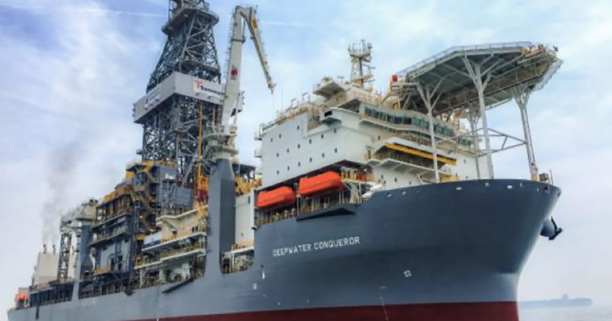Transocean Ltd Inks $321 Million Contract for Ultra-Deepwater Drillship Deepwater Conqueror