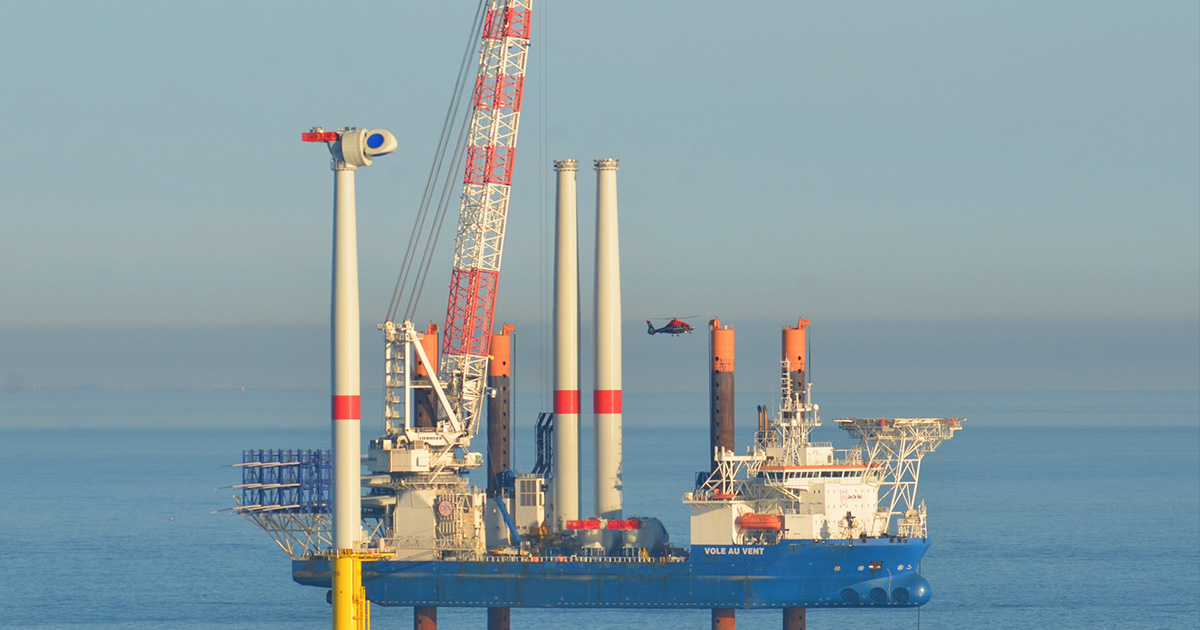Jan De Nul Installs 80 Turbines at First French Commercial-Scale Offshore Wind Farm
