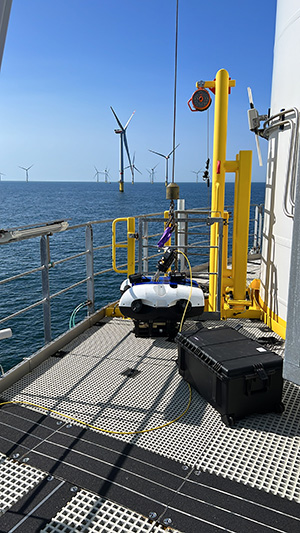 2 The A.IKANBILIS AUV was resident at the wind farm