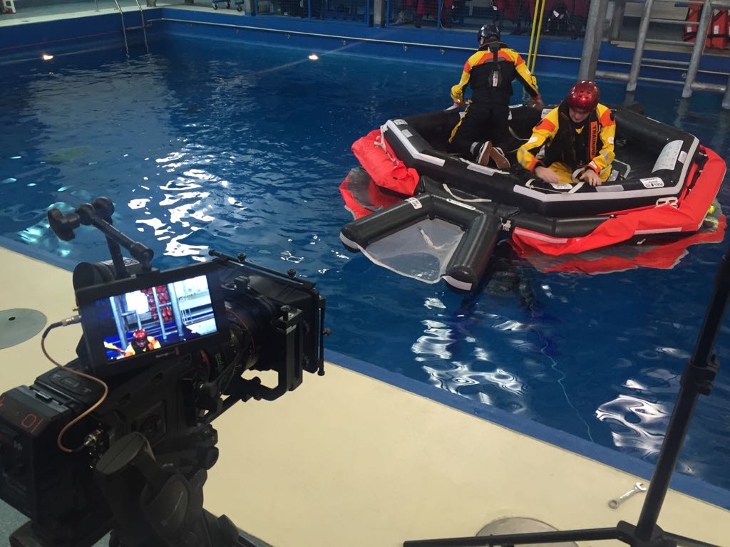 12 2Digital delivery sea survival training filming