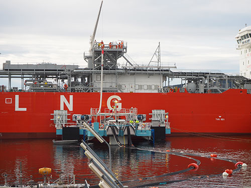 12TRELLEBORG SUPPLIES SUITE OF SOLUTIONS TO WORLDS FIRST FLOATING LNG SHIP TO SHORE SYSTEM