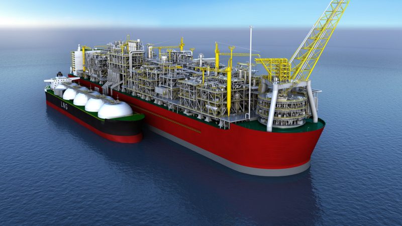 11Shell two ship of natural gas in sea